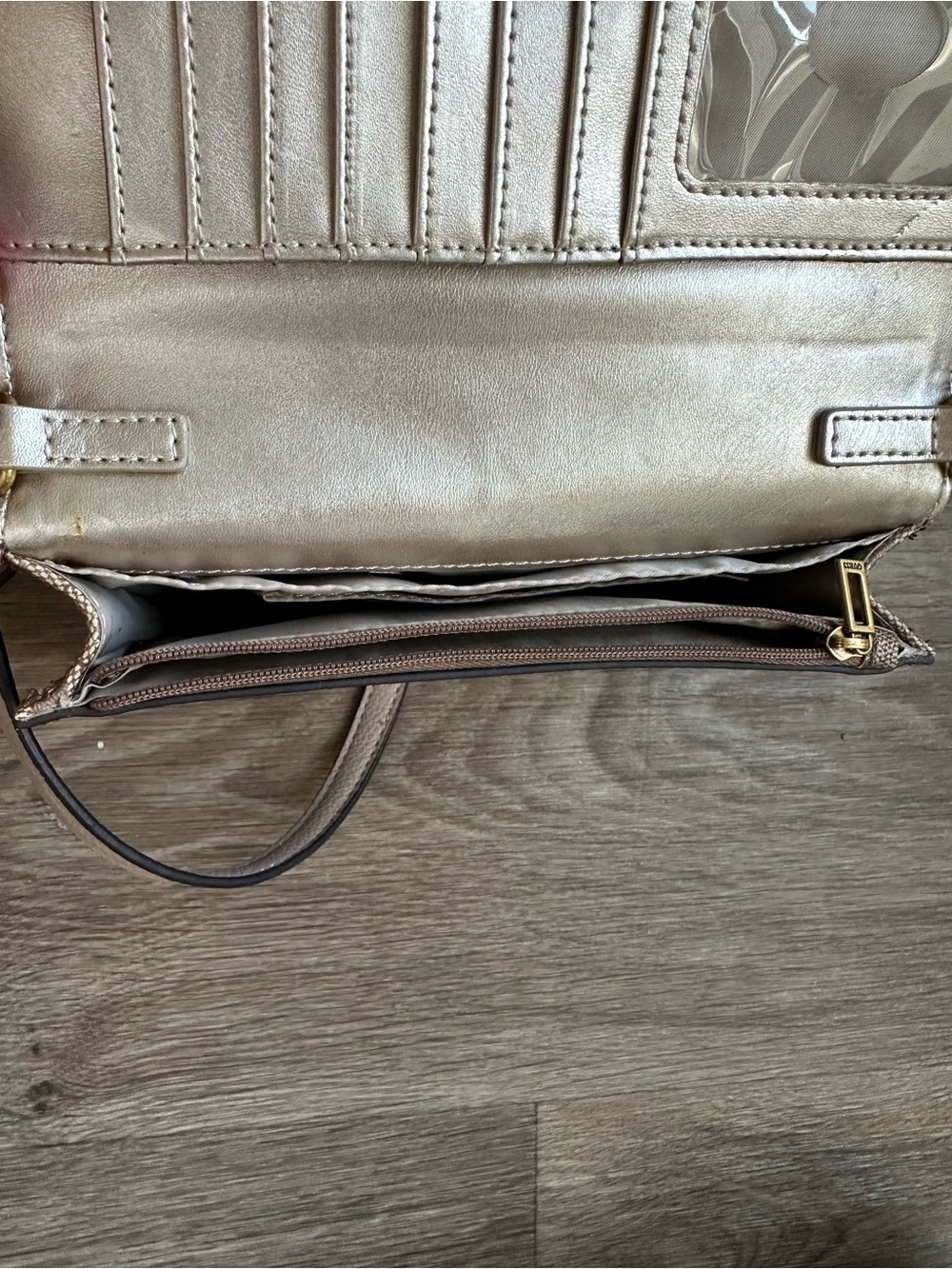 Crossbody Purse Women’s Brown Flap Organizer - Picture 7 of 7